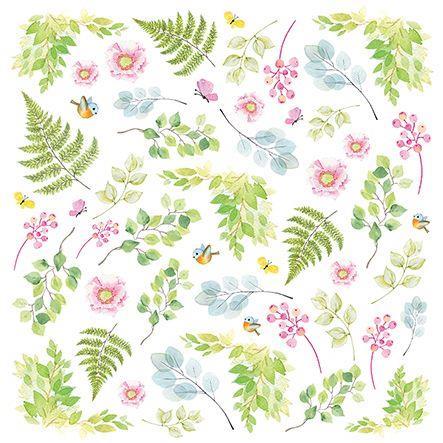 Scrapbooking papir, 30x30cm, 250gsm, Woo