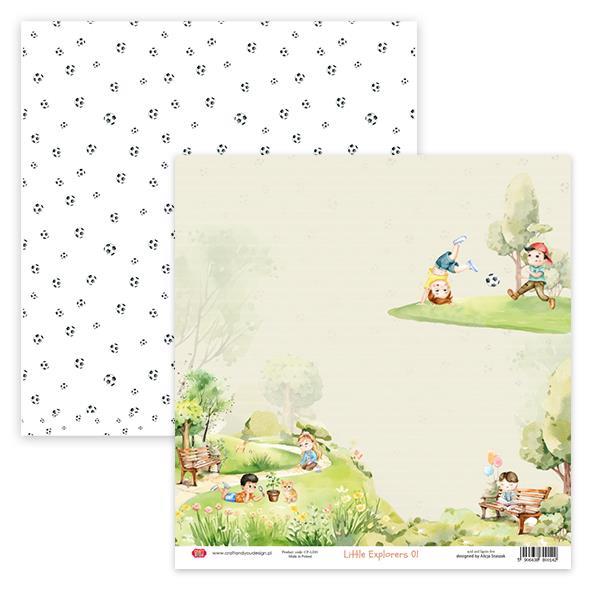 Set papirjev, 30x30cm, Little Explorers, set 6