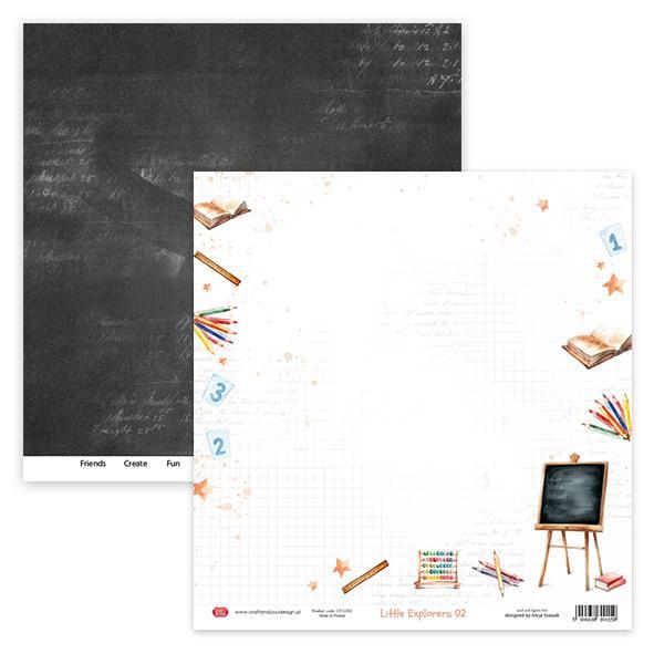 Set papirjev, 30x30cm, Little Explorers, set 6