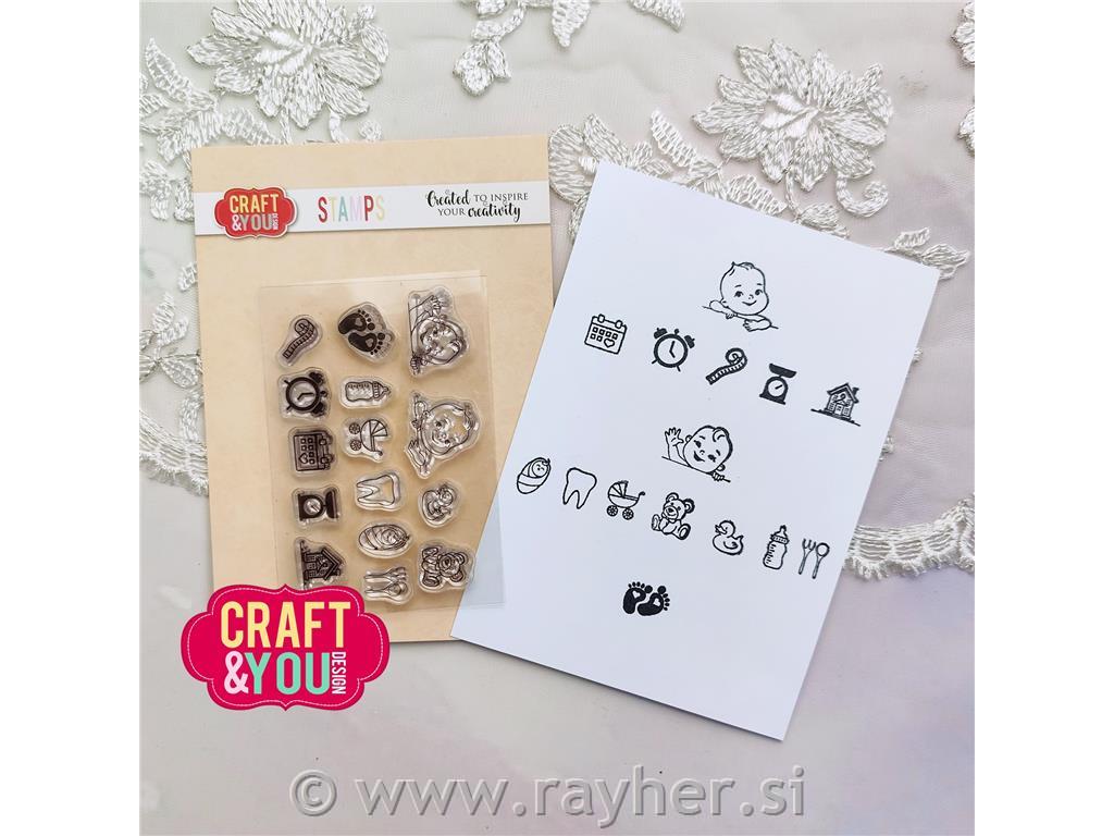 Štampiljke C&Y, Ob rojstvu, set 15