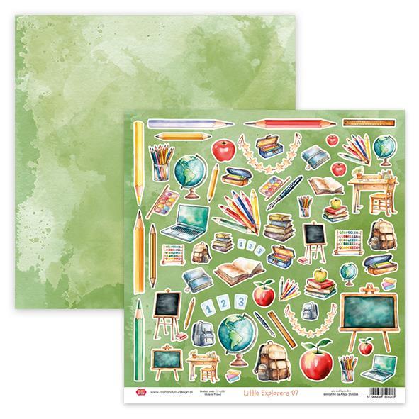 Set papirjev, 30x30cm, Little Explorers, Creativ set 4