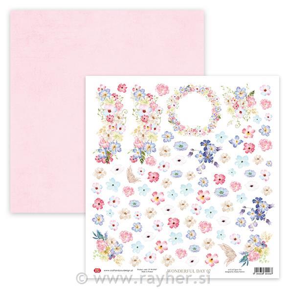Set papirjev, 30x30cm, Wonderful Day, set 8