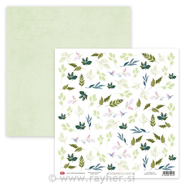 Set papirjev, 30x30cm, Wonderful Day, set 8