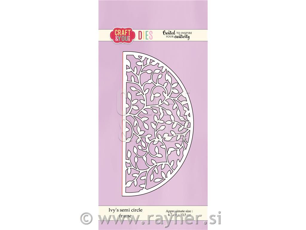 Rezalna šablona C&Y, Dekor za voščilnice listki