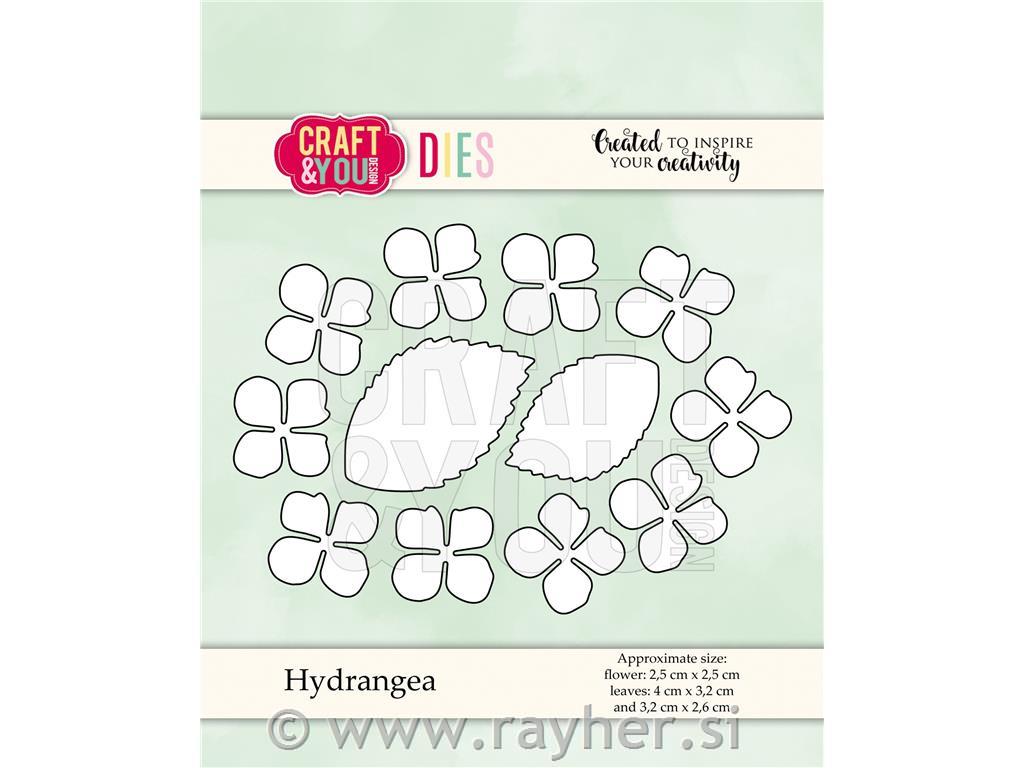 Cutting die Hydrangea