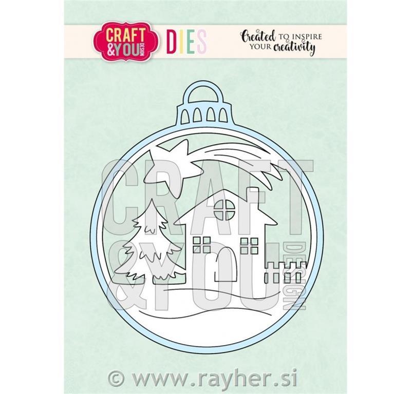 Rezalna šablona C&Y, Božični okrasek