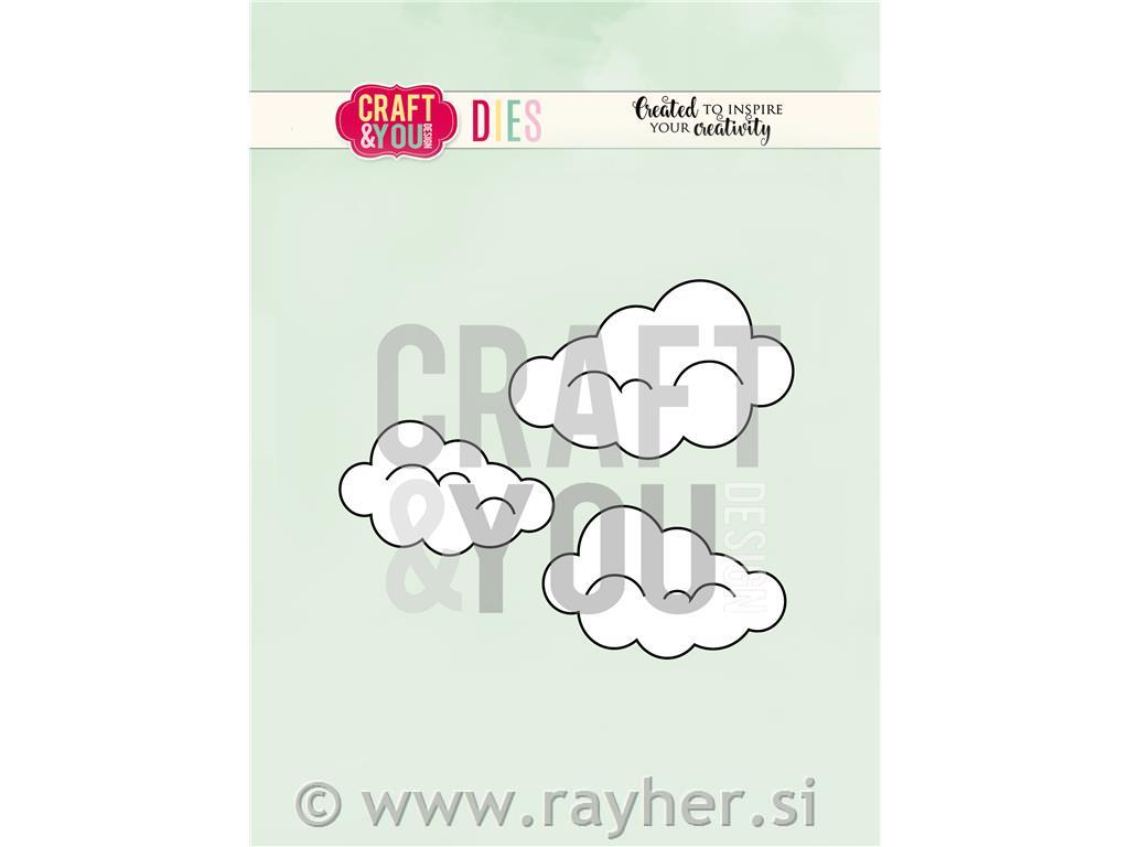 Rezalna šablona Oblački