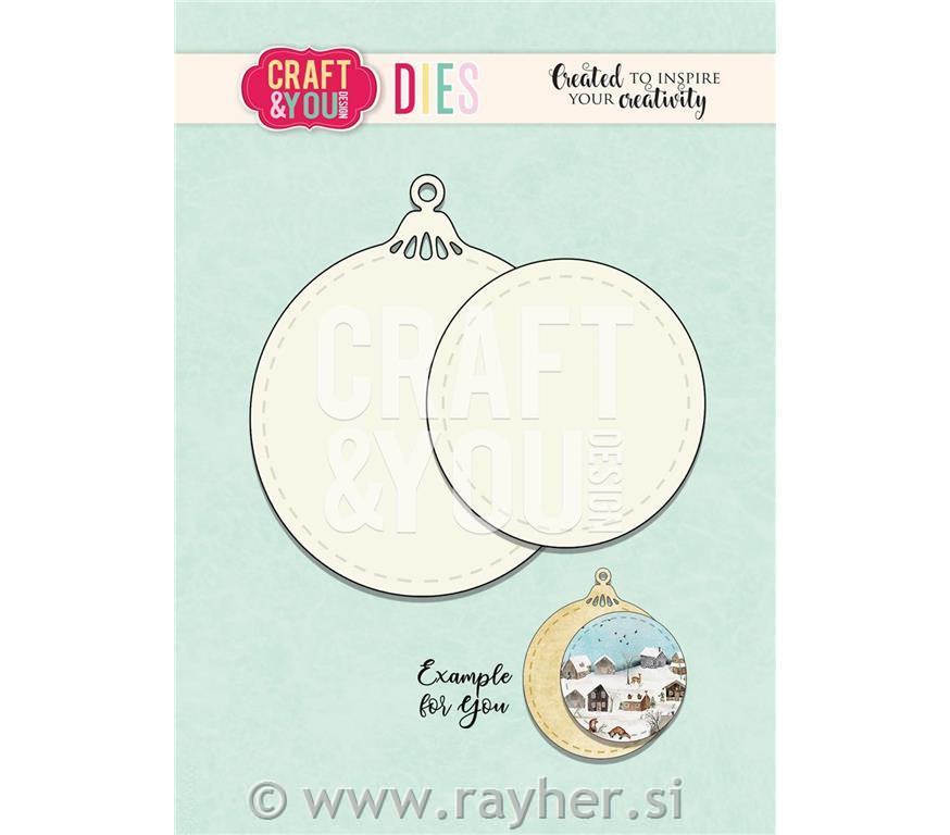 Cutting Die Conifer Wreath