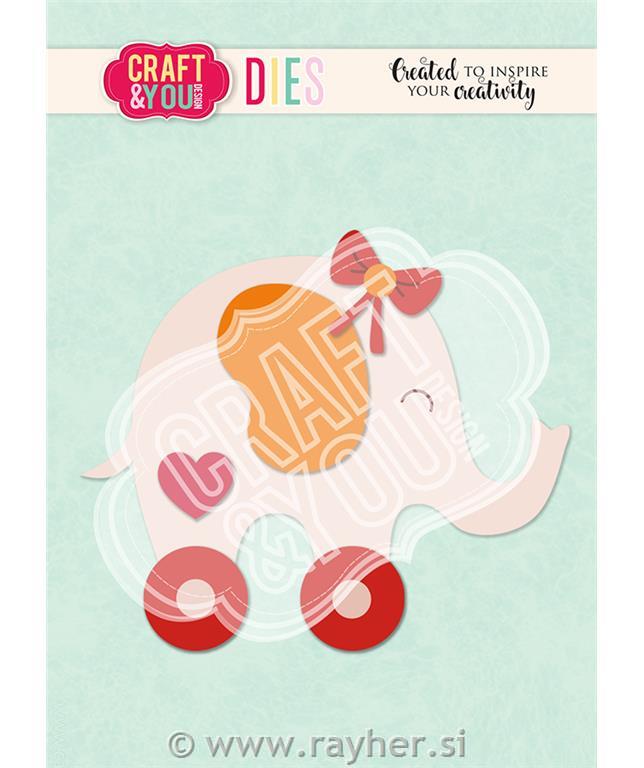 Rezalna šablona Slonček