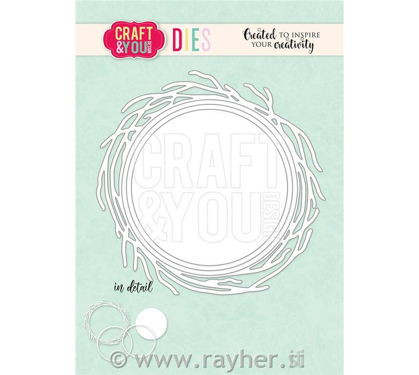 Rezalna šablona C&Y, Okvir z vejicami, 4