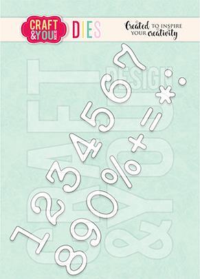 Set rezalnih šablon, Numbers