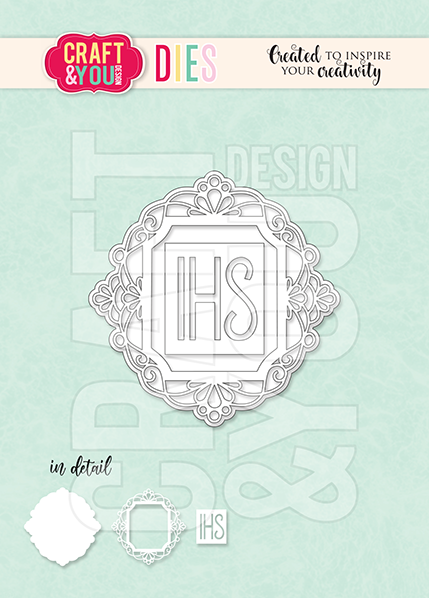 Rezalne šablone, Okvir z napisom IHS