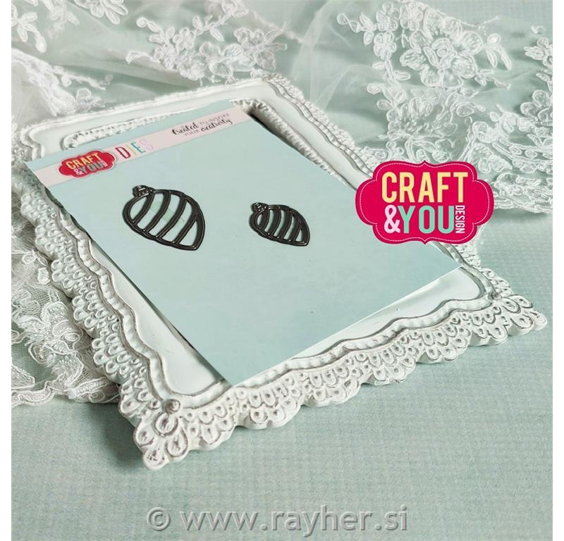 Rezalne šablone, Božični balonček