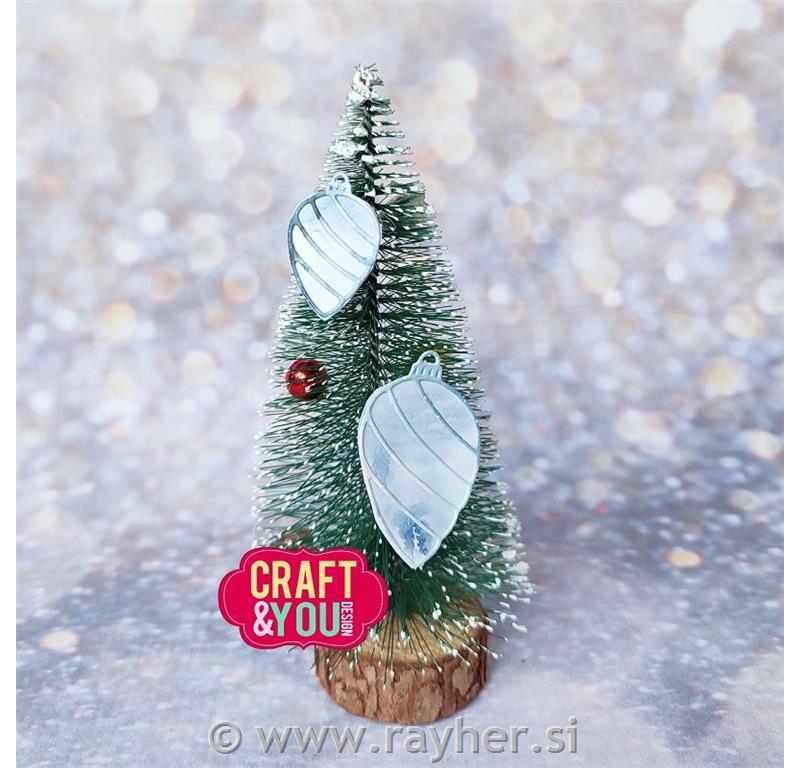 Rezalne šablone, Božični balonček