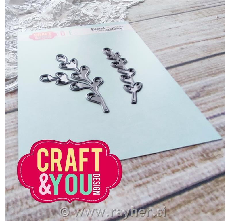 Rezalne šablone, Rezalne šablone, Vejica z listki, mačicami