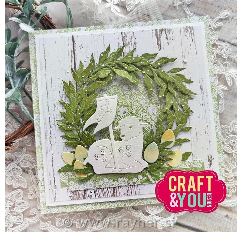 Rezalne šablone, Vejice z listki, set 2