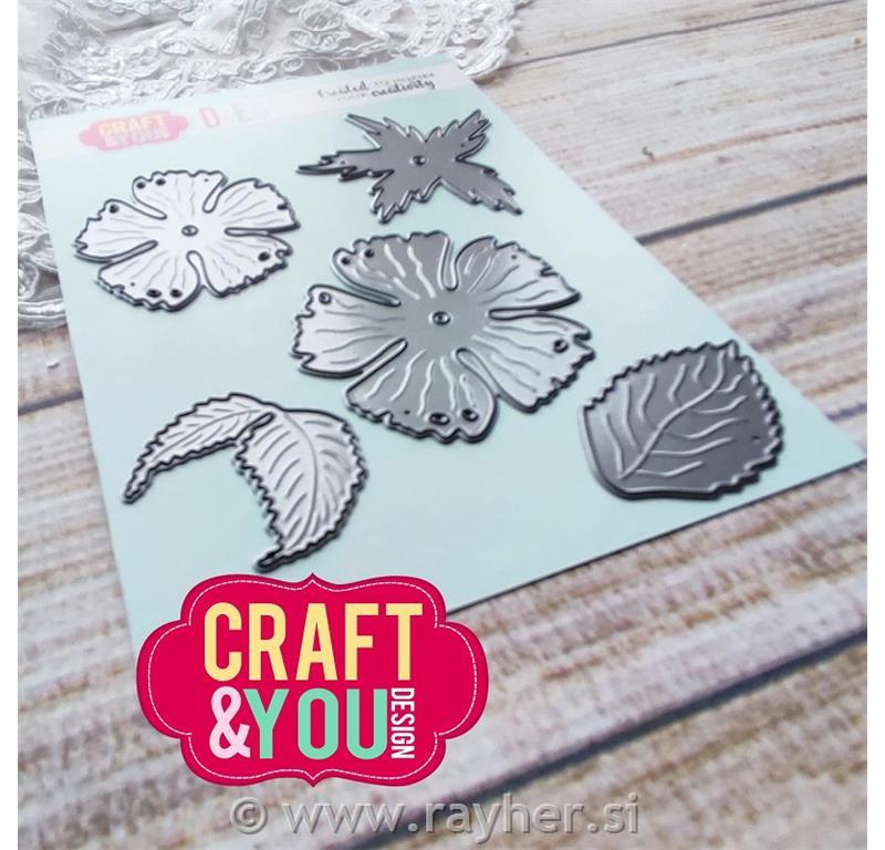 Rezalne šablone, Vrtnica z listi