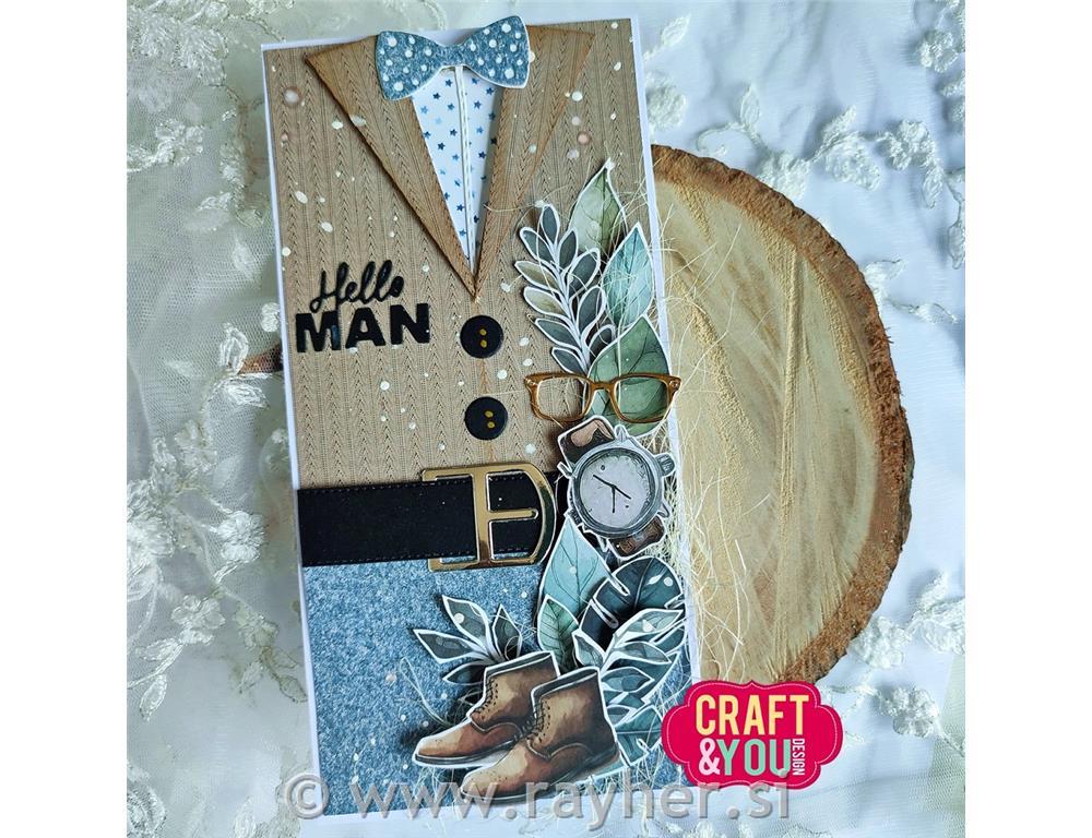 Rezalna šablona Moški svet 2