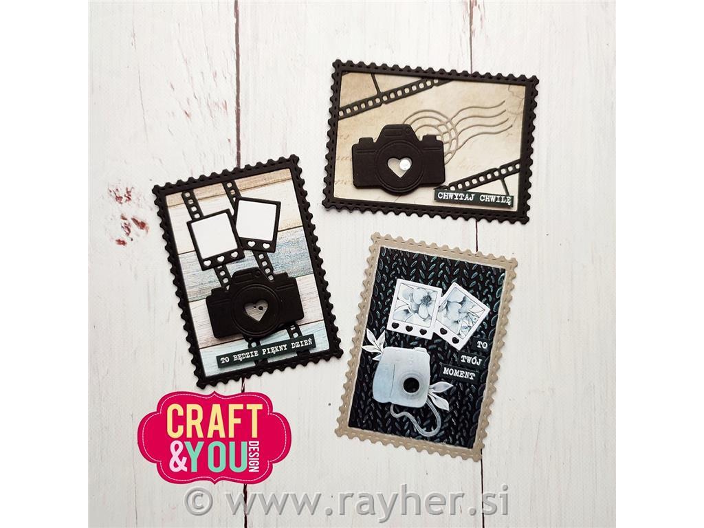 Rezalne šablone C&Y, Okvir znamka, poštni žig