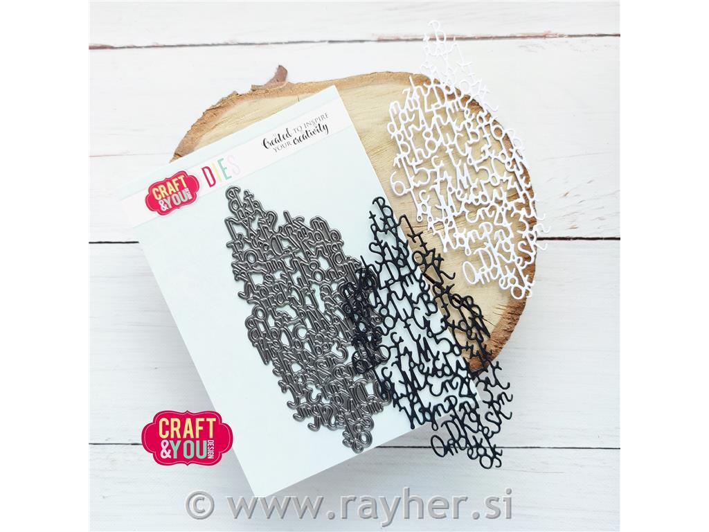 Rezalna šablona Mreža iz črk