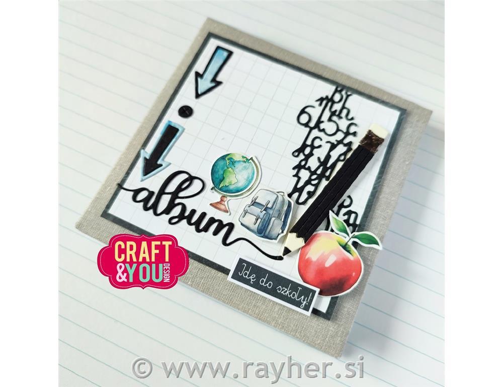 Rezalna šablona Mreža iz črk