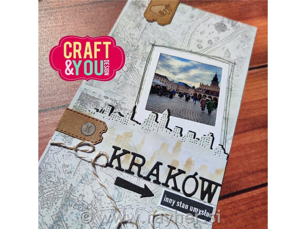 Rezalna šablona Obris mesta