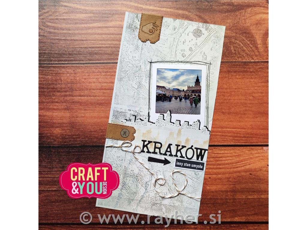 Rezalna šablona Obris mesta