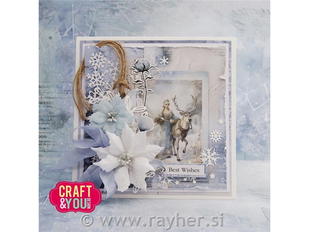 Rezalna šablona Snežinke