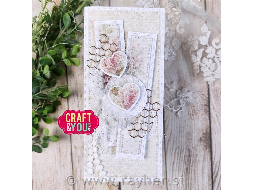 Rezalne šablone Satovje, ozadje