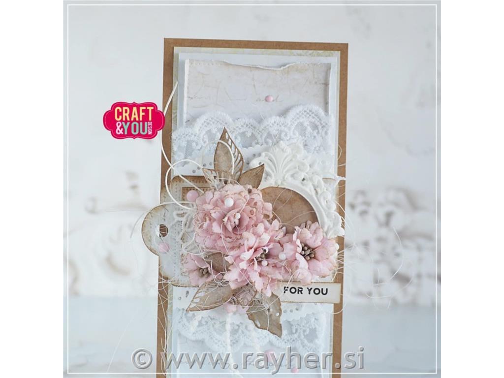 Rezalne šablone Vintage Leaves, set 3