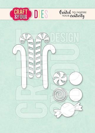 Rezalne šablone Sladkorne palčke, set2