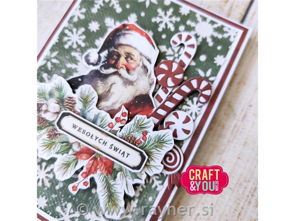 Rezalne šablone Sladkorne palčke, set2