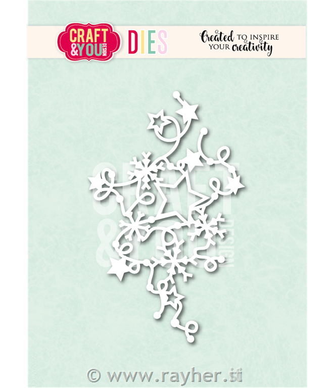 Rezalne šablone Zvezde,snežinke vitice