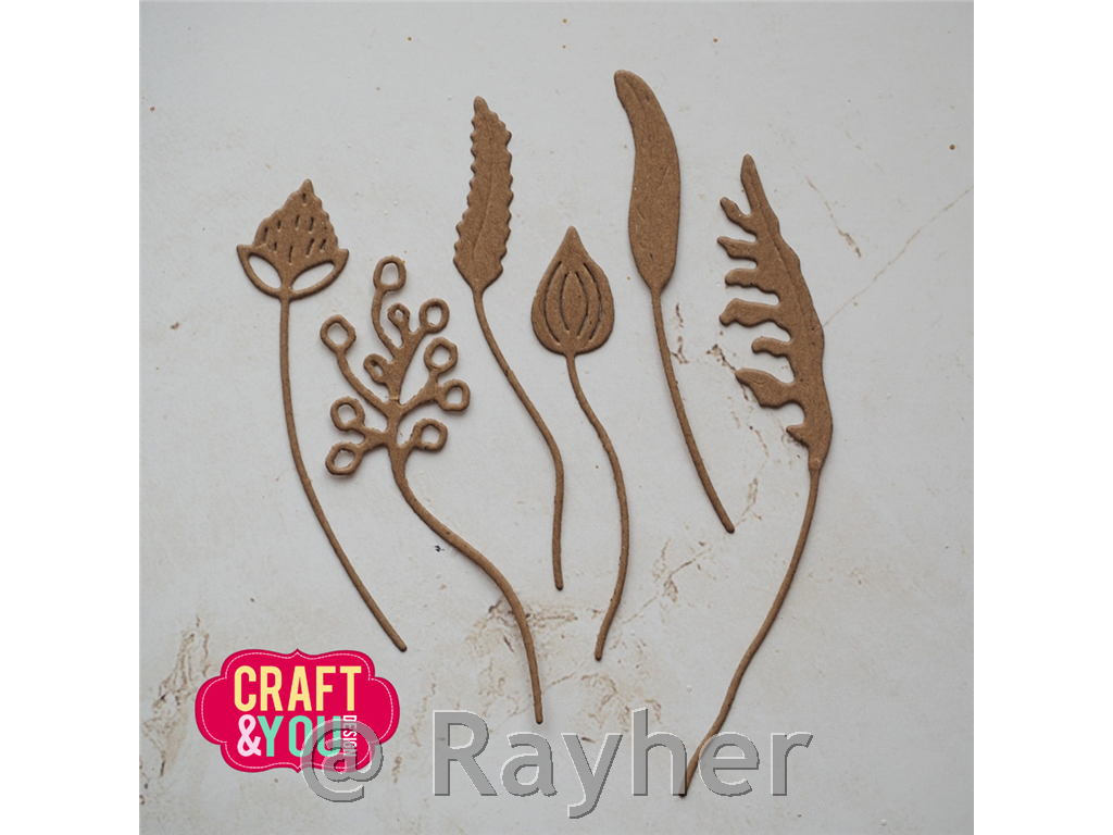 Rezalne šablone Travniško cvetje