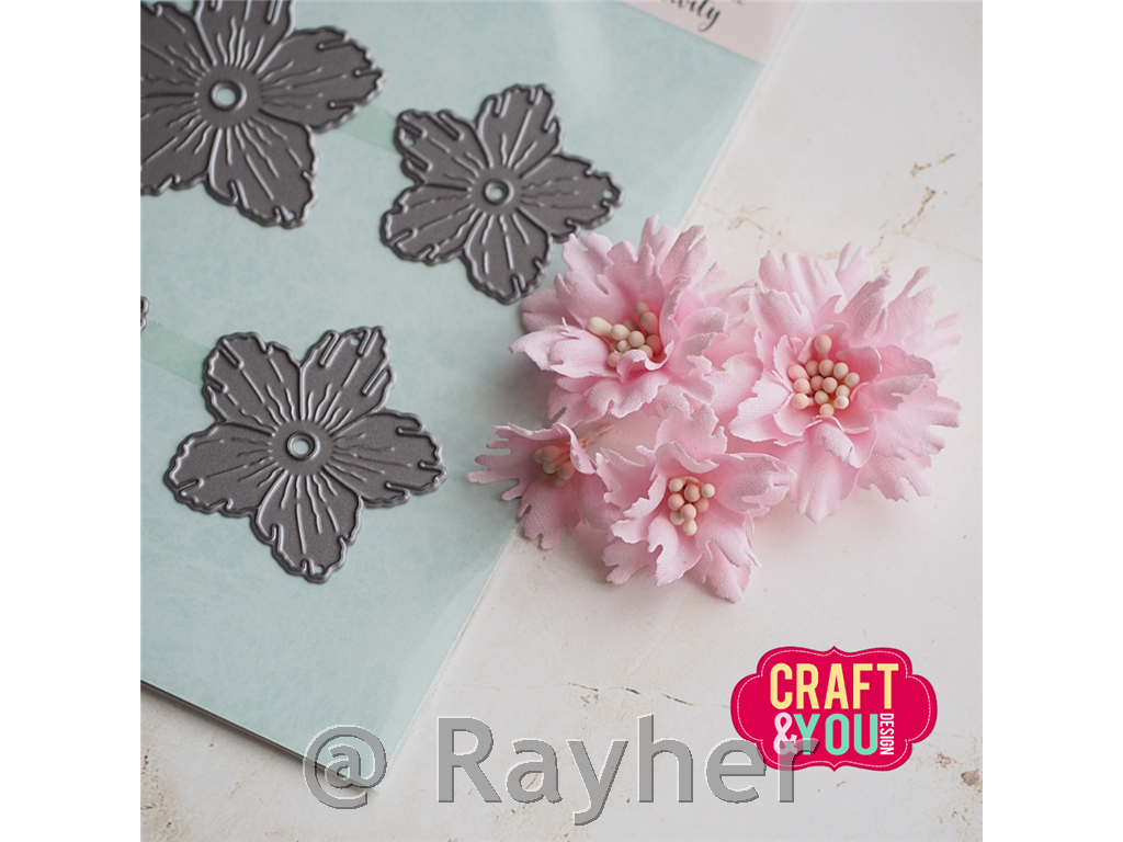 Rezalne šablone Vrtno cvetje 1