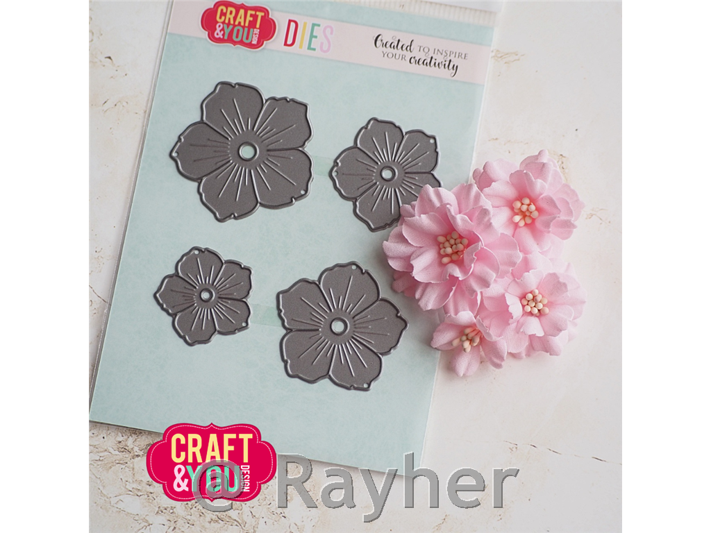 Rezalne šablone Vrtno cvetje 2