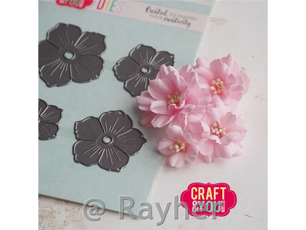 Rezalne šablone Vrtno cvetje 2