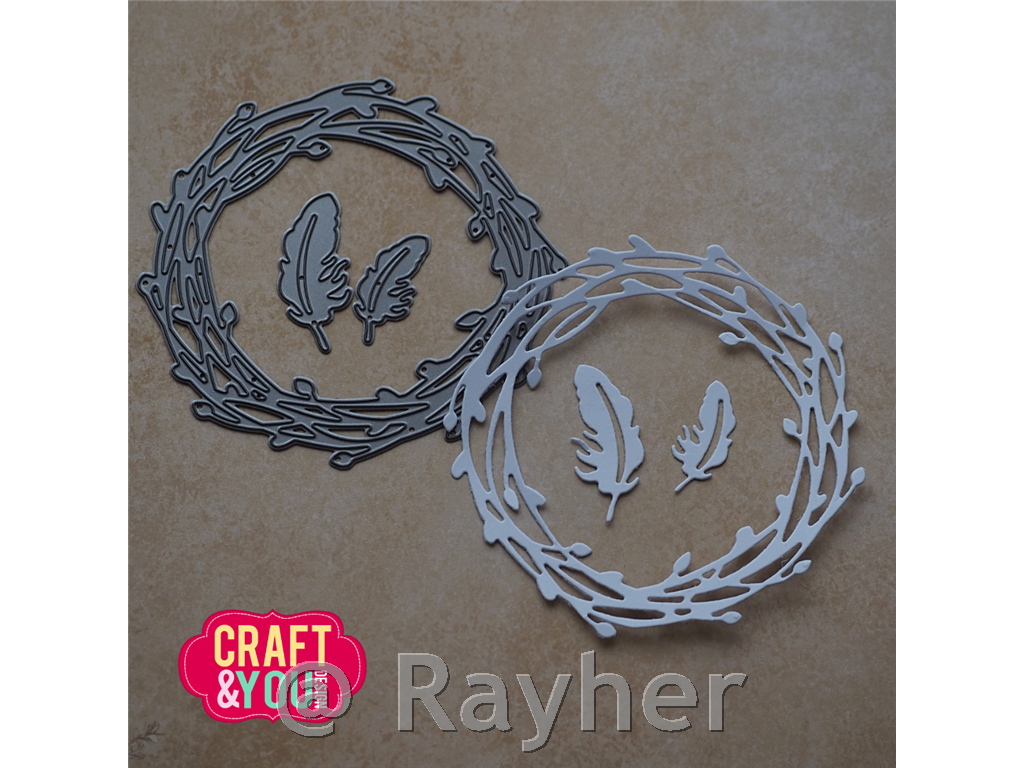 Rezalne šablone Venček&perje