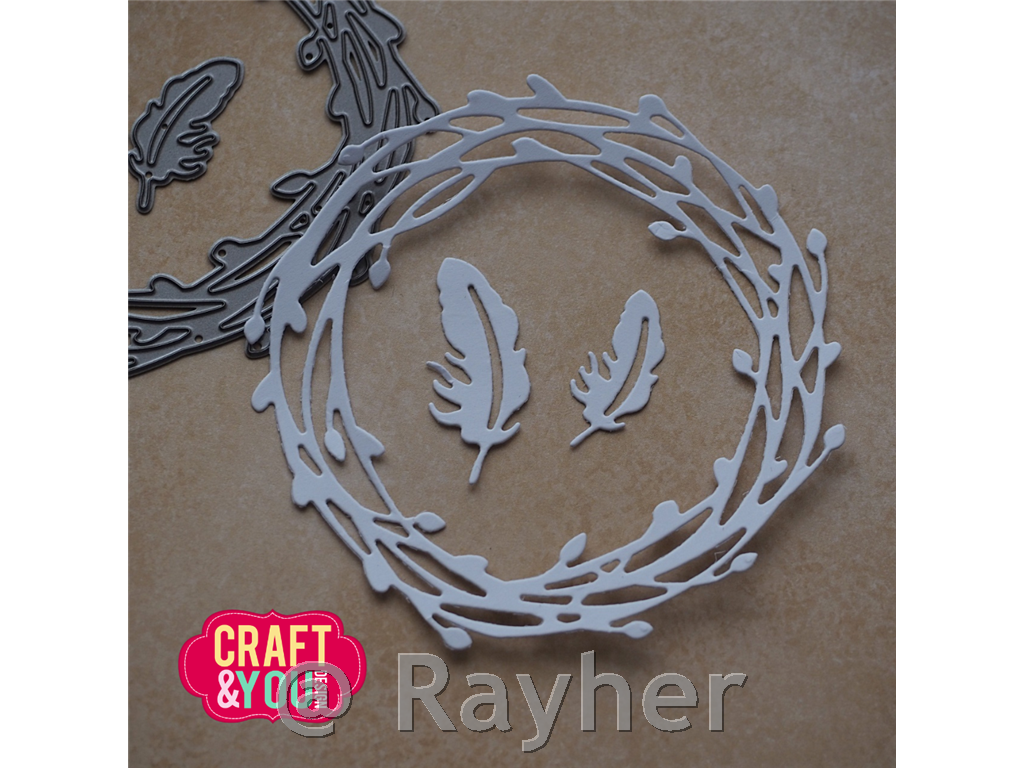 Rezalne šablone Venček&perje