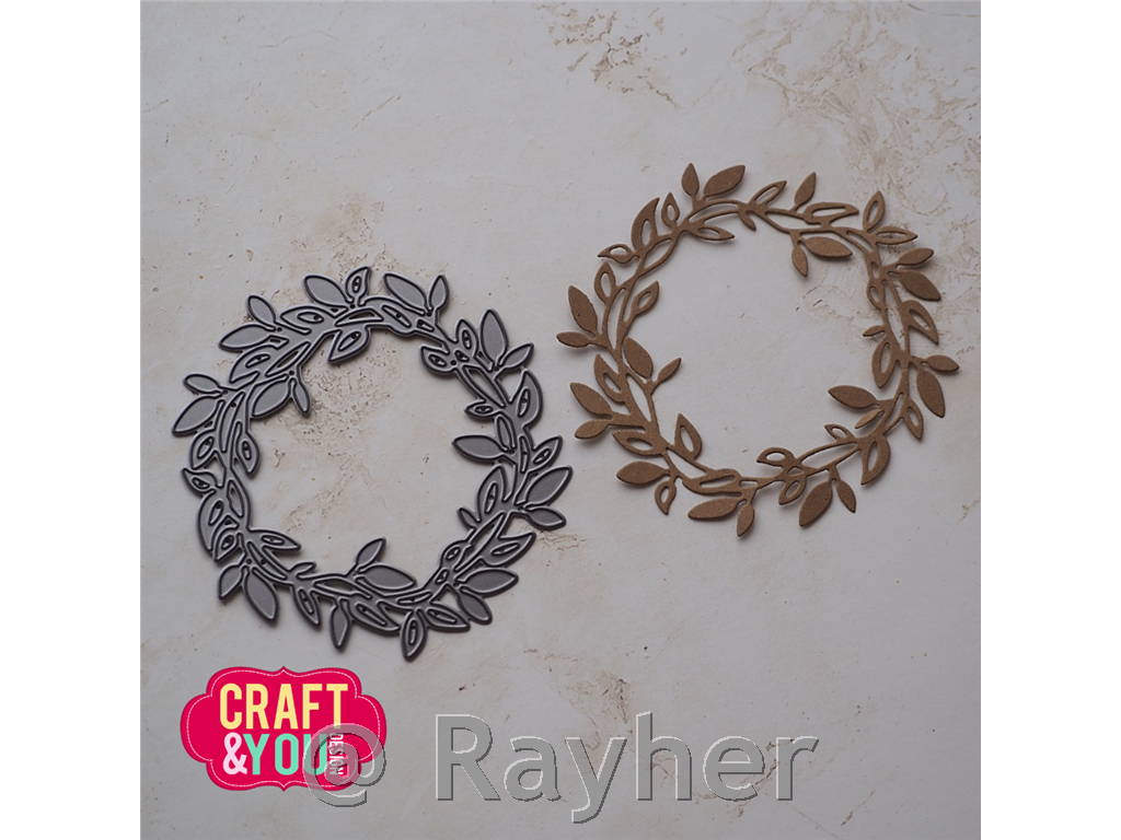 Rezalna šabloa Venček z listi