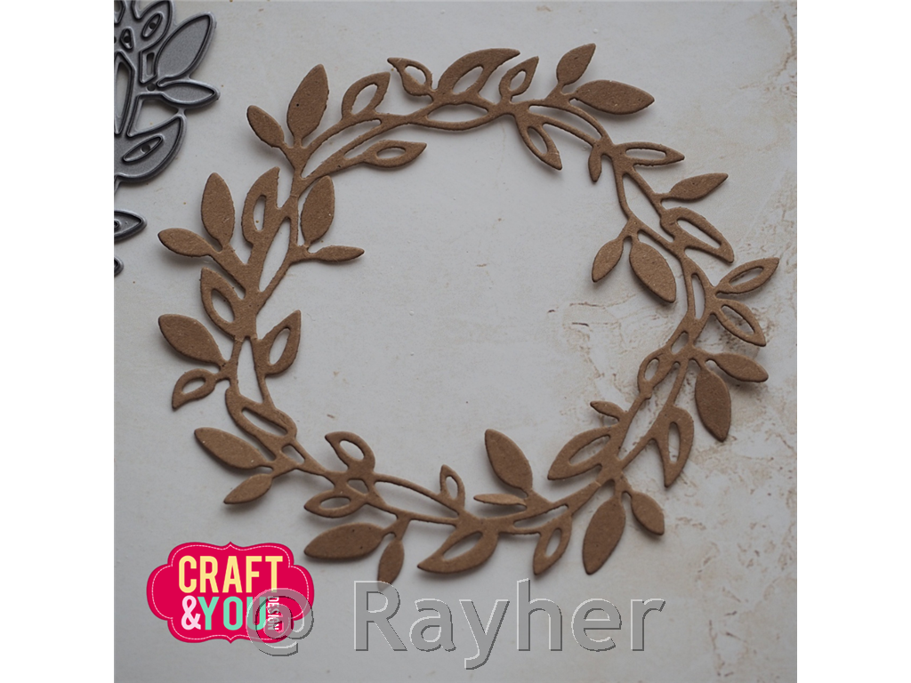 Rezalna šabloa Venček z listi