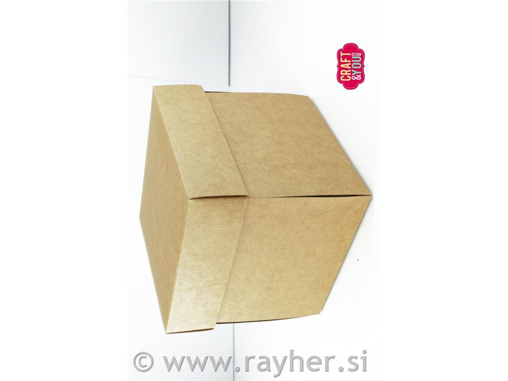 Exploding Box, set5, 10x10cm, kraft