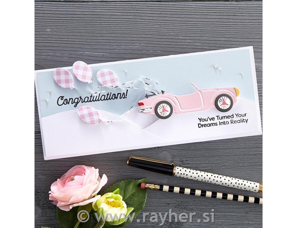 Šablona Spellbinders Etched Avto