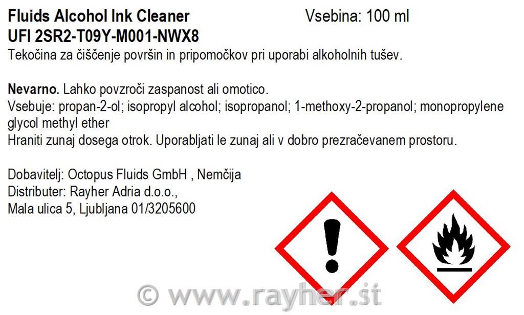 Čistilna raztopina Fluids 100 ml ,