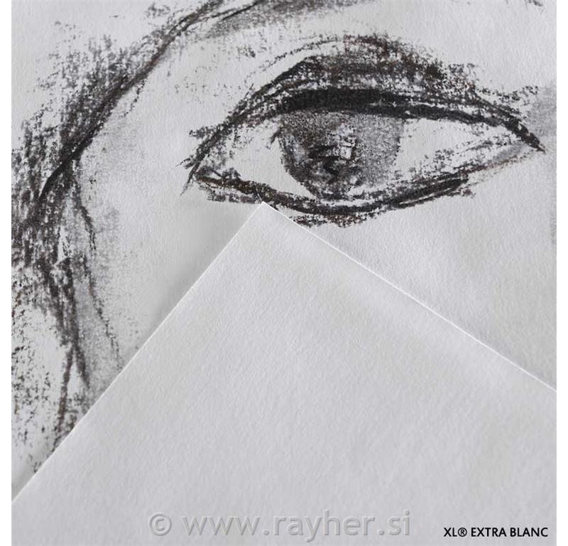 Skicirka spirala XL Extra White A5 90 g, 60 listna