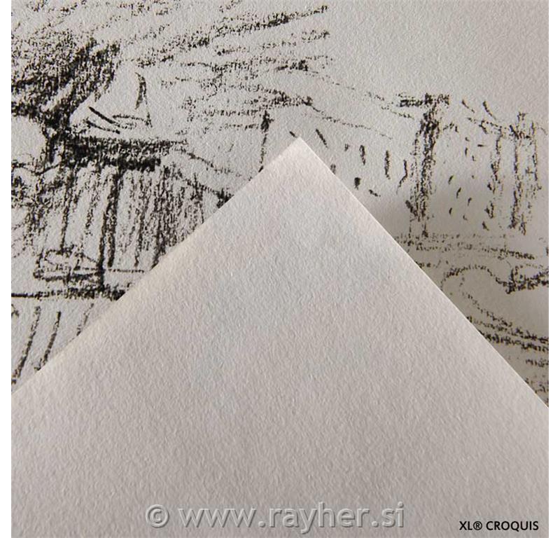 Skicirka spirala XL Croquis A2 90 g, 60 listna