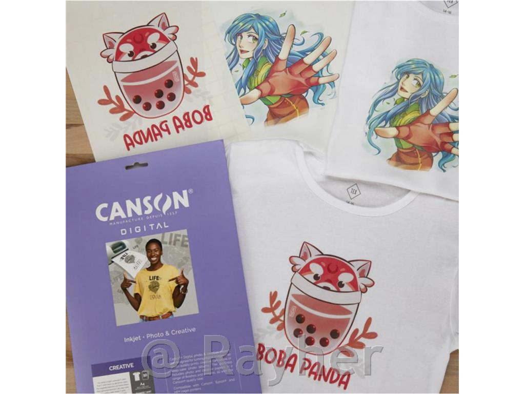 Canson Digital transfer papir za svetel tekstil A4 10 pol