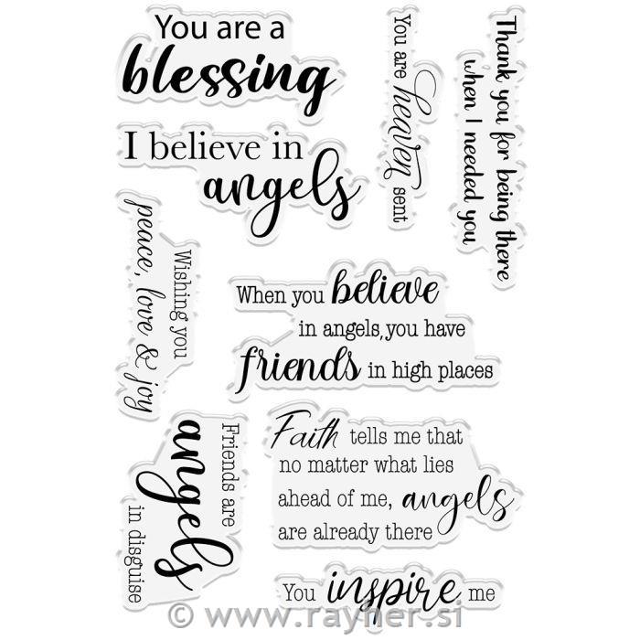 Stamp Set Angel Blessings 9pcs