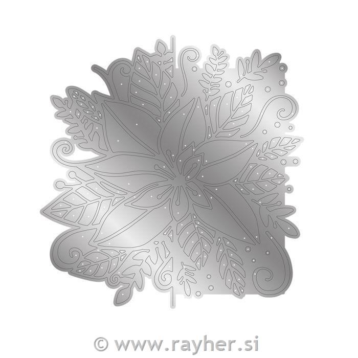 Rezalna šablona Joyous Poinsettia