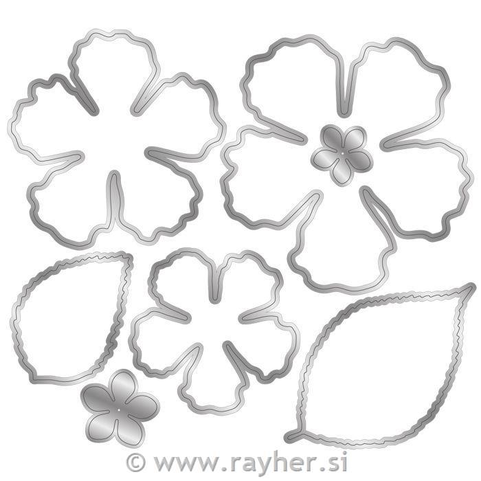 Rezalna šablona Classic Rose